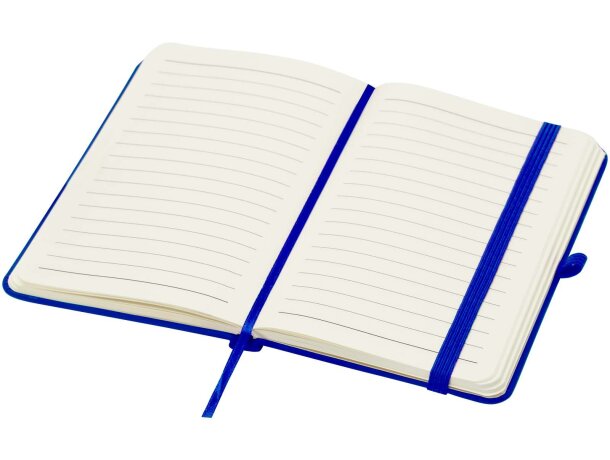 Libreta tapa dura A6 Spectrum Plus con papel FSC certificado Azul real detalle 22