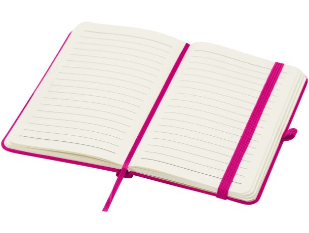 Libreta tapa dura A6 Spectrum Plus con papel FSC certificado Rosa detalle 58