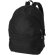 Mochila moderna con doble bolsillo frontal Negro intenso