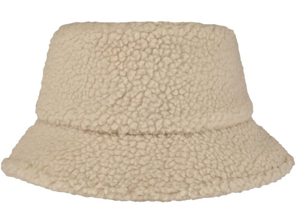 Gorro sherpa Baru bordado corporativo en poliéster afelpado detalle 5