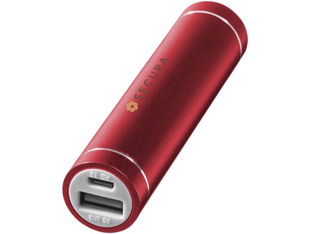 Power bank 2200 mah de aluminio economico