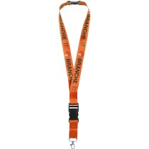 Lanyard doble de mosquetón y hebilla merchandising Lanyard doble de mosquetón y hebilla merchandising