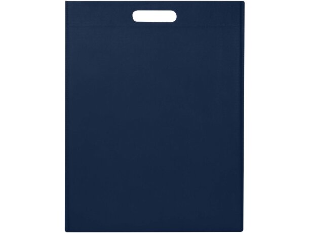 Bolsa tote EcoSeal de poliéster reciclado con certificado GRS Azul marino detalle 11