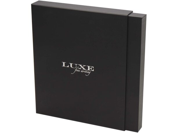 Set libreta A5 y rollerball Legato Elegance certificado RCS Blanco/blanco detalle 4