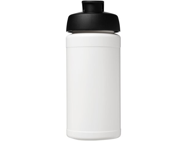 Bidón deportivo Baseline reciclado con tapa Flip 500ml Blanco/negro intenso detalle 30