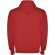 Sudadera con capucha y cremallera Montblanc Roly unisex Rojo detalle 32