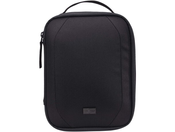Organizador tecnológico Case Logic Invigo poliéster reciclado Negro intenso detalle 2