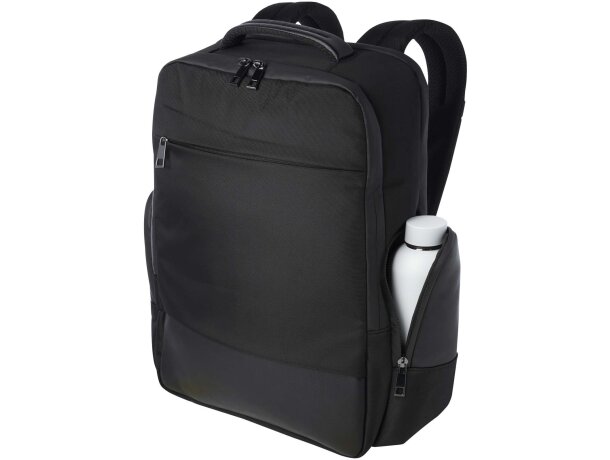 Mochila portátil Expedition Pro 15,6 con certificación GRS Negro intenso detalle 4