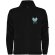 Sudadera polar cremallera completa hombre Luciane Roly Negro intenso detalle 1