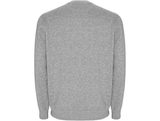 Sudadera cuello redondo algodón orgánico Batian unisex Roly detalle 22