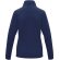 Chaqueta polar mujer Zelus con microforro 140 g/m² Azul marino detalle 27