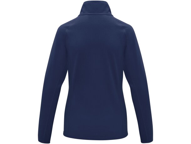 Chaqueta polar mujer Zelus con microforro 140 g/m² Azul marino detalle 27