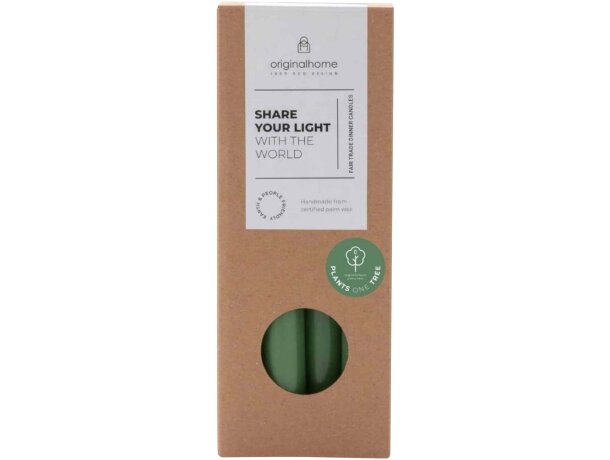Vela artesanal matcha cera palmiste certificada Originalhome detalle 1