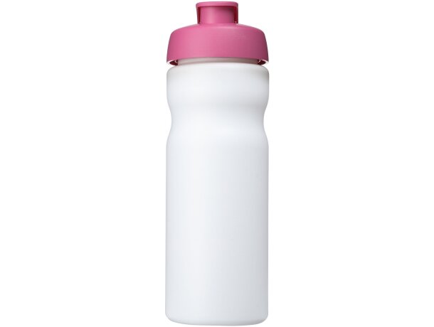 Baseline® Plus Bidón deportivo con tapa Flip de 650 ml Blanco/rosa detalle 26