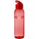 Botella de 650 ml con tapa de rosca rojo
