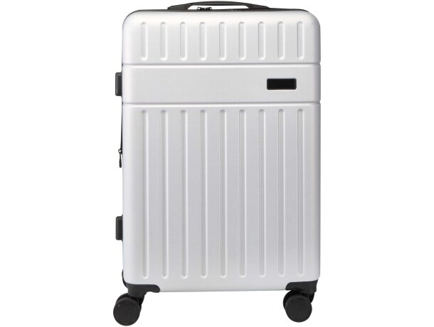 Maleta expandible Rover 24 pulgadas certificación GRS Plateado detalle 6