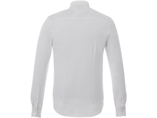 Camisa corporativa elastano 200 g/m2 Elevate Life Bigelow Blanco detalle 3