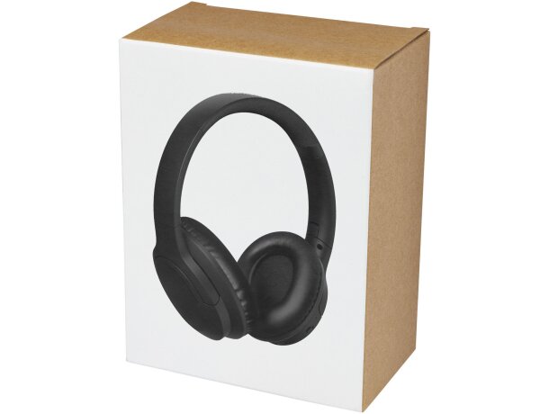 Auriculares bluetooth reciclados Loop con batería 300 mAh Negro intenso detalle 2