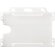 Porta credencial original de formato horizontal pp Transparente escarchado detalle 14