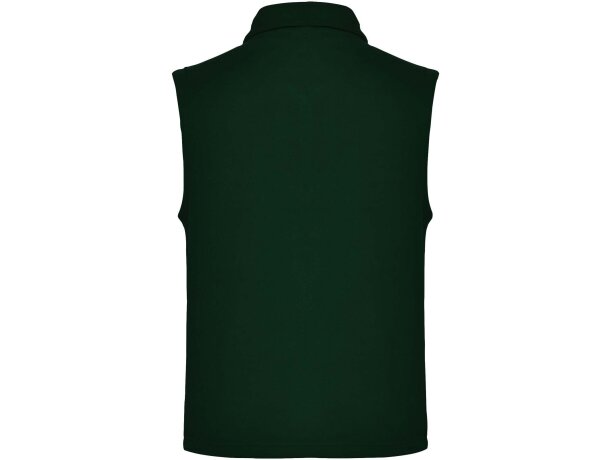 Chaleco forro polar unisex Bellagio Roly con cremallera y bolsillos Verde botella detalle 32