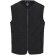 Chaleco acolchado Quartz unisex en nylon reciclado con GRS Negro intenso detalle 2