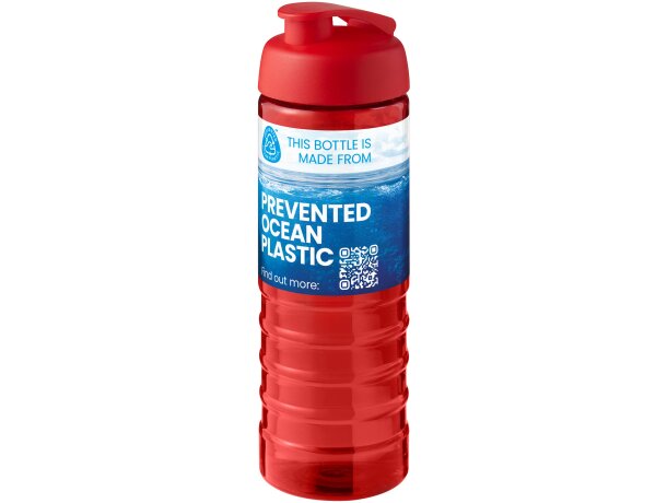 Bidón deportivo H2O Active Eco Treble con plástico reciclado Rojo/rojo detalle 31