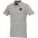 Polo de manga corta para hombre Helios Gris mezcla detalle 52