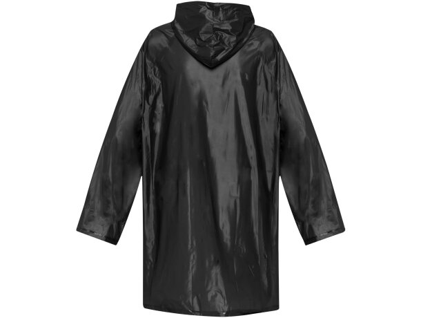 Chubasquero Ada impermeable PVC 90 g/m² talla única unisex Negro intenso detalle 4