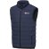 Chaleco aislamiento plumón reciclado hombre Caltha Azul marino detalle 1