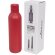 Botella termo con logo con tapa de rosca en acero inoxidable Thor Rojo