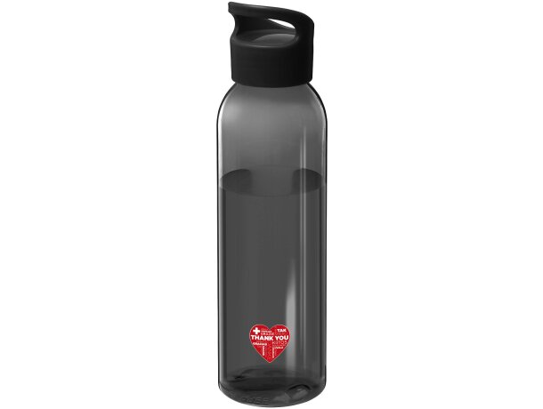 Botella de 650 ml con tapa de rosca Negro intenso detalle 7