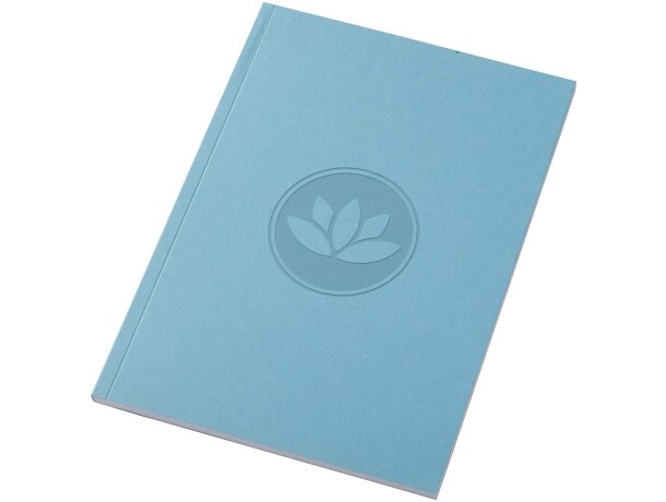 Libreta A5 Novella Austen tapa blanda papel reciclado Azul detalle 16