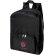 Mochila plegable EcoFold 15 litros de poliéster reciclado GRS Negro intenso detalle 1