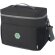 Bolsa isotérmica Aqua 22L poliéster reciclado certificado GRS Negro intenso detalle 1