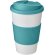 Americano® vaso 350 ml con agarre y tapa antigoteo Blanco/azul aqua