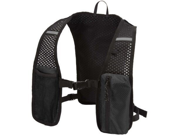 Chaleco running Nomad con mochila hidratación 5L reciclado detalle 15
