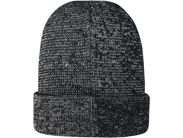 Gorro beanie reflectante Rigi con detalles de visibilidad Negro intenso detalle 3