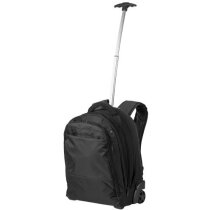 Mochila con ruedas para portátil personalizada negro intenso Mochila con ruedas para portátil personalizada negro intenso