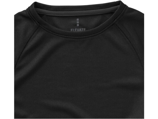 Camiseta de manga corta unisex niagara de Elevate 135 gr Negro intenso detalle 31