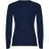 Camiseta manga larga mujer algodón 100% Roly Extreme Azul marino detalle 14