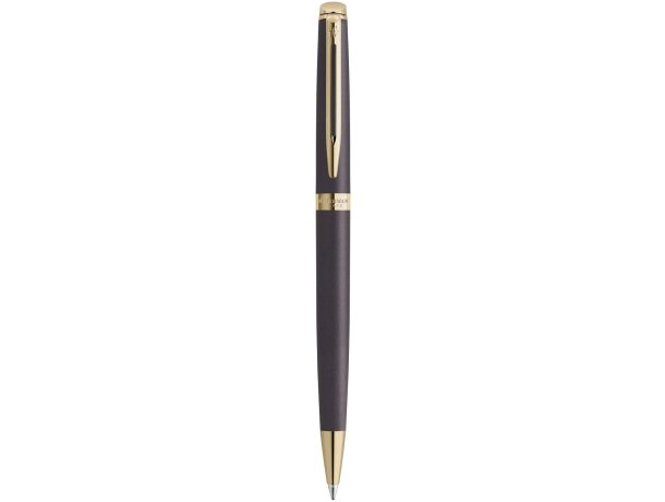 Bolígrafo Waterman Hemisphere acero inoxidable lacado Negro intenso detalle 2