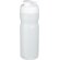 Baseline® Plus Bidón deportivo con tapa Flip de 650 ml Transparente/blanco