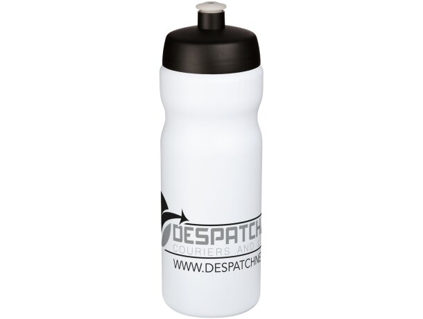 Bidón deportivo Baseline Plus 650 ml con tapa antifugas Negro intenso/blanco detalle 11