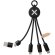 Cable de carga 5 en 1 SCX.design C14 negro