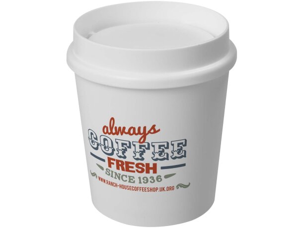 Vaso 200 ml con tapa de 360° Americano Switch Blanco detalle 1