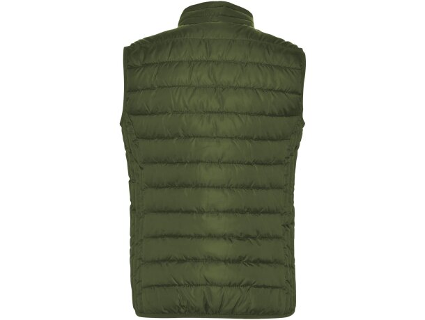 Chaleco aislamiento mujer Oslo Roly acolchado tacto pluma Verde militar detalle 7