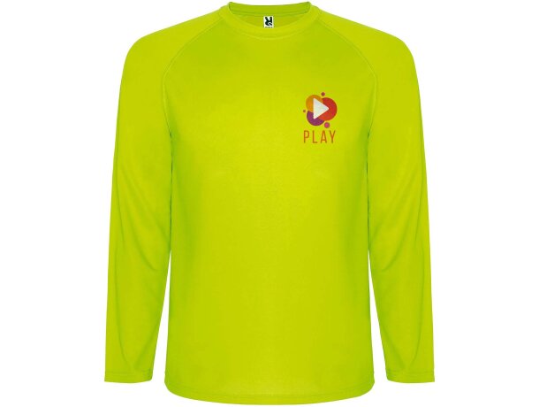 Camiseta deportiva Roly Montecarlo hombre manga larga detalle 7