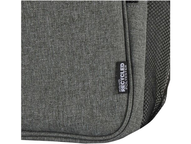 Mochila picnic nevera Tundra 20L con cubiertos y certificado GRS Gris mezcla detalle 18