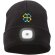 Gorro con luz LED Mighty Negro intenso detalle 2