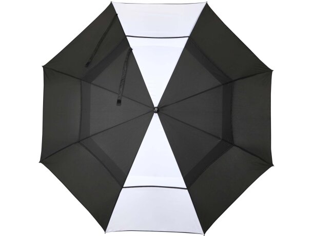 Paraguas cortaviento Jeff con apertura automática y fibra vidrio Blanco detalle 20